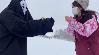 【旅行vlog】女子大生三人でスノボ行ったら有名人に会った