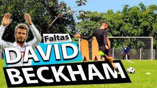 APRENDA A FALTA DO DAVID BECKHAM - É muito top! (Lances efetivos de futebol) {BZK}