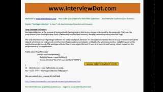 Explain java garbage collection job interview question and answer
