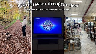 Besøg af gode venner, QUIZ & genbrugsshopping