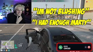 Marty MAKING FUN Of X For TALKING SOFTLY With Ginger | GTA RP NoPixel 4.0