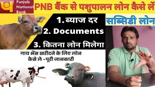 PNB Bank से पशुपालन लोन कैसे मिलेगा | Gay bhains per loan kaise le | Animal loan scheme | pashu loan