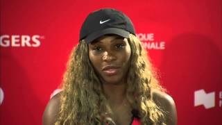 Serena believes Bouchard could win Rogers Cup