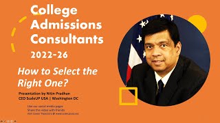 College Admissions Consultants - How to Select the Right One (2022-26)