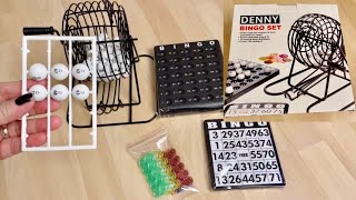 Bingo Game Set Unboxing