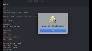 How to fix "Unable to boot the iOS simulator" Error