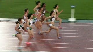 福島千里 11.66 成年女子100m 決勝 いわて国体陸上2016