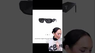 Prada or BUST…$13 dupe!! #prada #designer #designerdupe #sunglasses #sunglassesfashion #amazon #skin