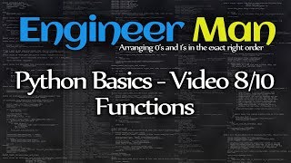 Functions - Python Basics 8/10
