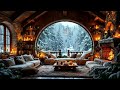 winter serenity cozy up by the fireplace and snow falls gently outside the ultimate ambience