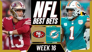 NFL Week 16 Picks | 49ERS vs. DOLPHINS Free Picks Today | NFL Week 16 Predictions