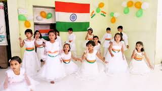 Republic Day Dance by kids in preschool on Aashayein.
