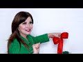 make a bow like a christmas pro with three simple loops