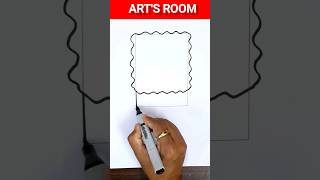 How To Draw Spongebob Squarepants Easily #shorts #artsroom #spongebob #drawing
