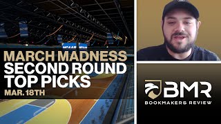March Madness Second Round Top Picks - College Basketball Predictions by Alpha Dog (Mar. 18th)