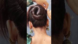 Teej vrat special hairstyle for ladies 🎀✨ #teej #teejspacial #viralvideo #2024 #hairtutorial #juda