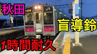 ［作業用BGM］秋田地区盲導鈴１時間耐久　鳥のさえずり　勉強用　睡眠用　神メロ　JR東日本秋田地区