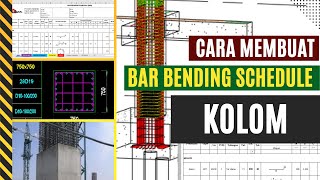 Cara Cepat & Mudah Membuat Bar Bending Schedule (BBS) Kolom dengan Aplikasi Excel BBS