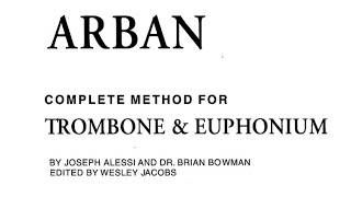 Arban N° 11 Characteristic Studies Trombone \u0026 Euphonium