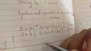 String Length and String comparison #java Lecture 41