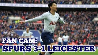 FAN CAM: Tottenham 3-1 Leicester: Heung-Min Son 손흥민 孫興慜 Scores Another as Spurs Win Again! 10/02/19