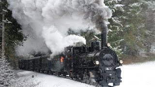 Mh4 ehemalig ÖBB 399.04 von Gmünd nach Langschlag Belastungsfahrt 26.11.2015 (mit viel schleudern)