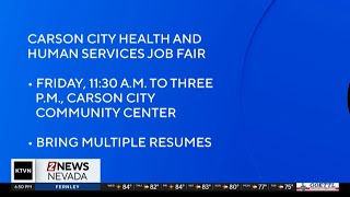 Carson City Health and Human Services job fair