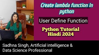 Lambda Function In Python User Define Function | Python In Hindi | Best Python Tutorial