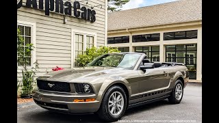 Prepare to Be Amazed: Check Out the Amazing 2005 Ford Mustang Convertible!