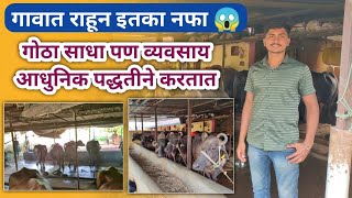 कमी खर्चातील म्हशींच्या गोठ्यात जास्त फायदा | Murrah buffalo dairy farming in maharashtra