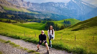 Mountain Hiking Niederbauen, Switzerland