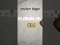 how to find centimetre and inch ll💥 meter tape ll 💥 trendingshorts