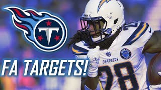 Tennessee Titans Offensive Free Agent TARGETS and PREDICTIONS - TitanUpThursdays