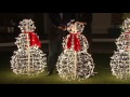 4 fold flat outdoor snowman by lori greiner on qvc