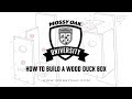 How to build a wood duck box