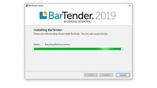 Tutorial Install BarTender 2019