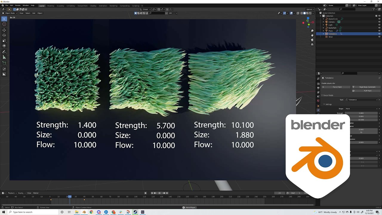 Blender Stylized Grass Tutorial Youtube