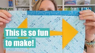 Making easy improv quilt blocks (Start before you're ready!)