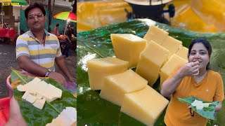 ऐसी malai ना dekhi hogi । Mumbai  का स्पेशल Kharvas। Balli malai। street food india