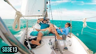 Downwind Sailing Techniques | Sailing to Placencia Belize | Asymmetrical Spinnaker Sailing | S03E13