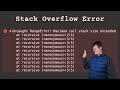 JavaScript Stack Overflow Example
