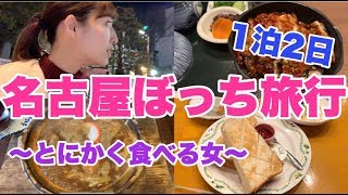 【Vlog】名古屋ぼっち観光してきた 1泊2日【とにかく食べる】