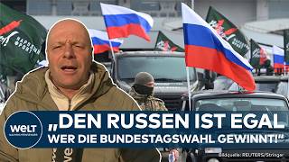 WAR FOR UKRAINE: “The Russians don't care who wins the federal election!”