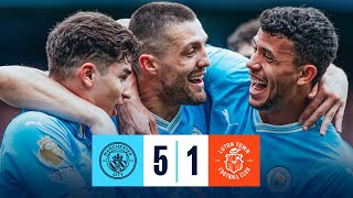HIGHLIGHTS! CITY MOVE TOP WITH FIVE STAR WIN OVER LUTON | Man City 5-1 Luton Tow