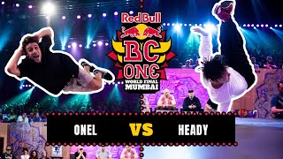 B-Boy Onel vs B-Boy Heady | Top 16 | Red Bull BC One World Final Mumbai 2019