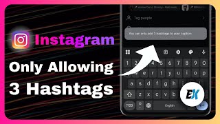 How To Fix Instagram Only Allowing 3 Hashtags On Caption Fix Instagram Hashtag Limit