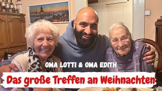 Die 93-jährige Oma Lotti feiert gemeinsam mit der 97-jährigen Oma Edith Heiligabend