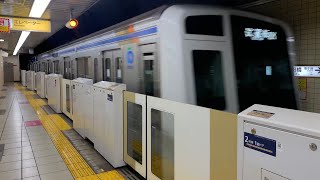 西武6000系試運転　東京メトロ有楽町線飯田橋駅到着