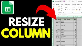 How to Set Row and Column Size in Google Sheet || Resize Rows and Columns