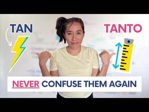 How do you use tanto in a sentence?